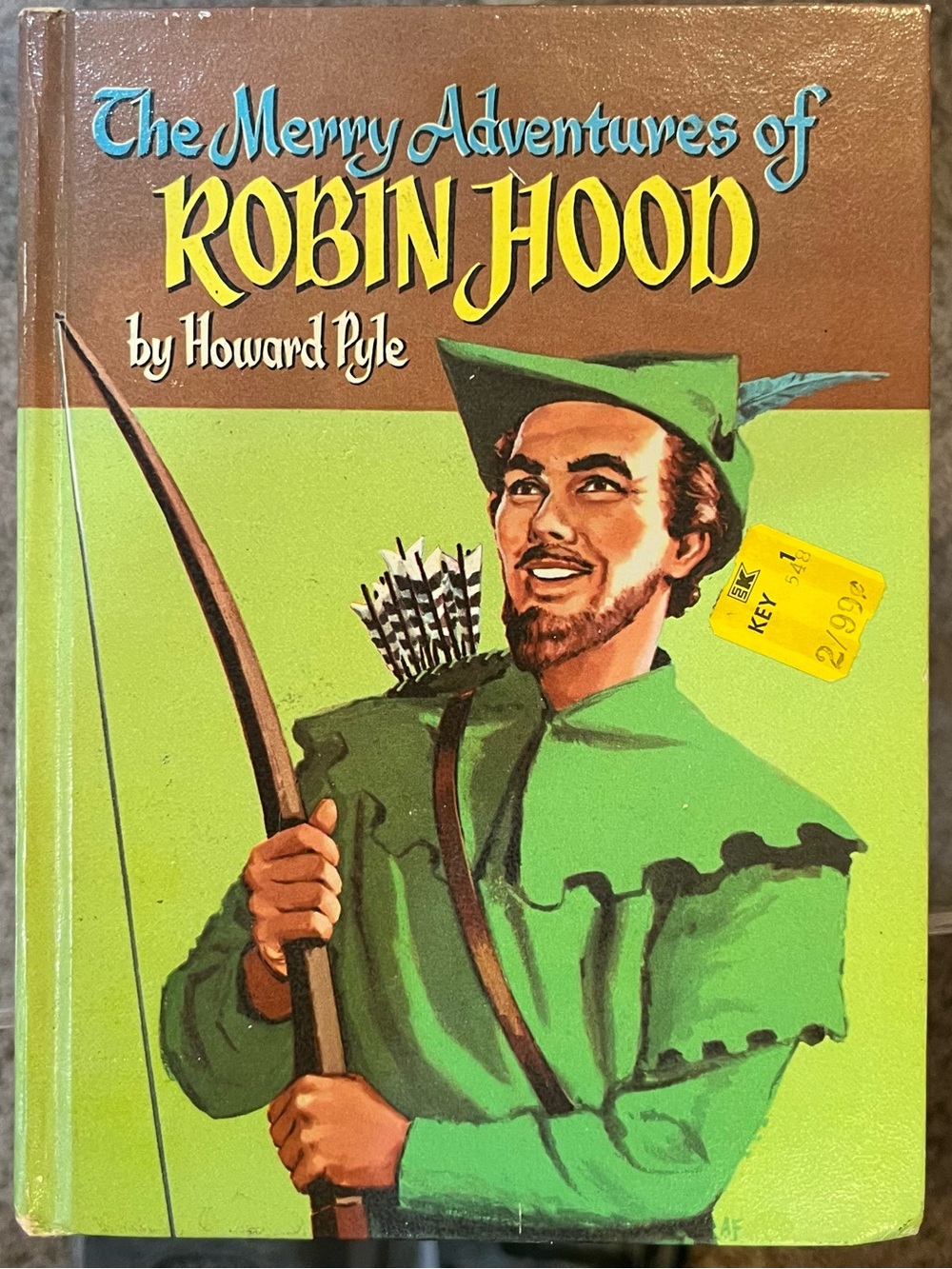 1955 The Merry Adventures of Robin Hood by Howard Pyle - #1610 Hardcover